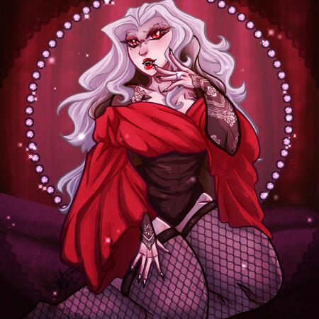 "Vanity, Queen of Hell" (Full body commission)