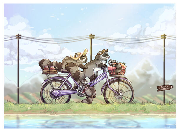 “Out for a Ride” (Scene commission)