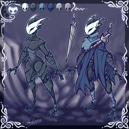 Hollow knight oc (ref sheet)
